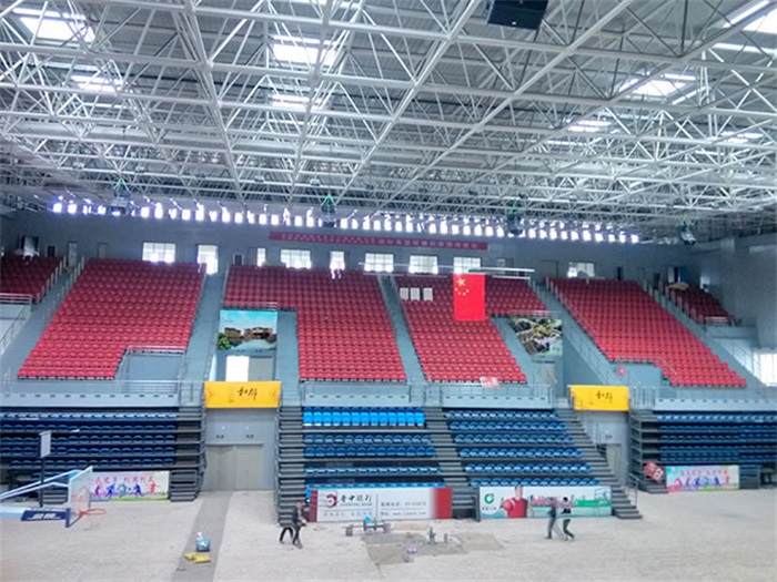 四平电厂体育馆网架加工